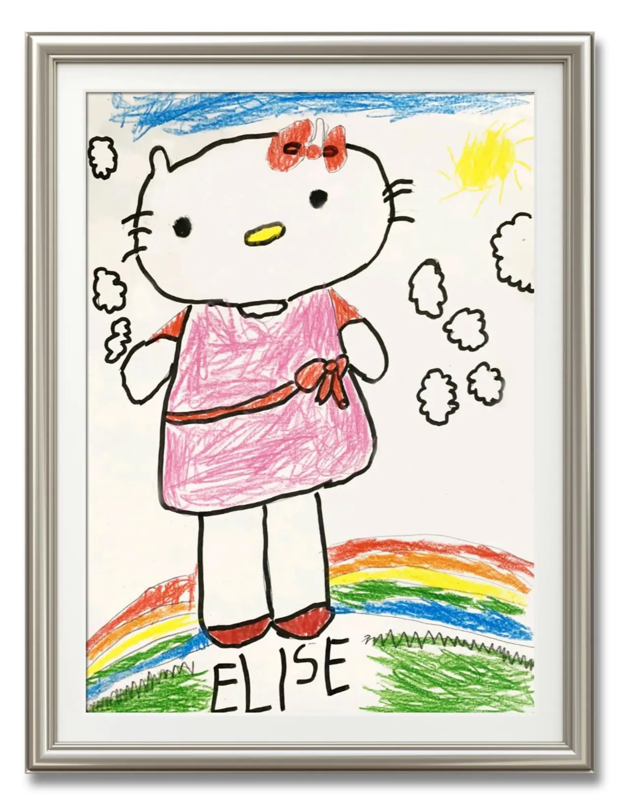Elise SAILLIOT, 6岁，线上绘画启蒙课，课堂作品