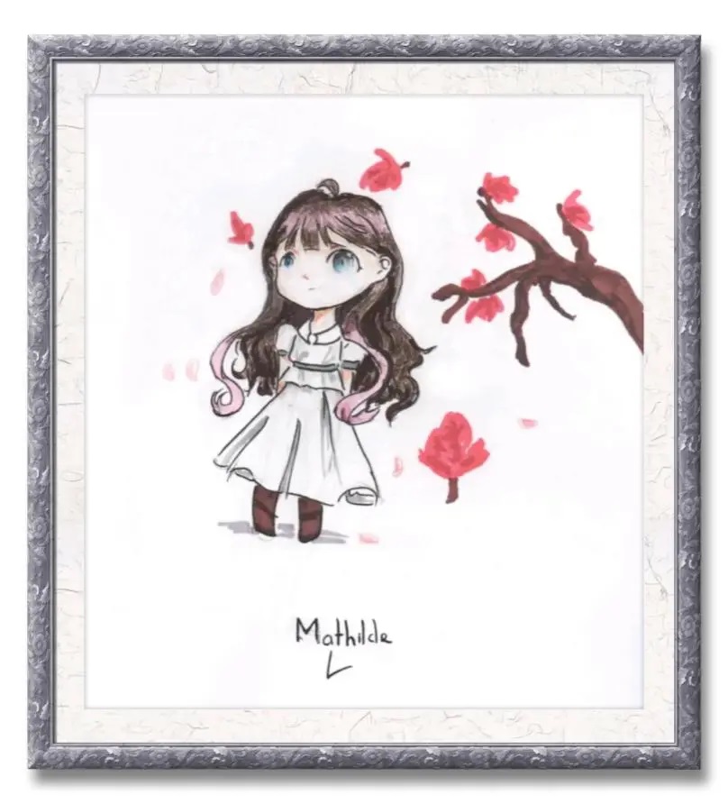 Mathilde LEBON, 14岁，线上动漫课中级，课堂创作