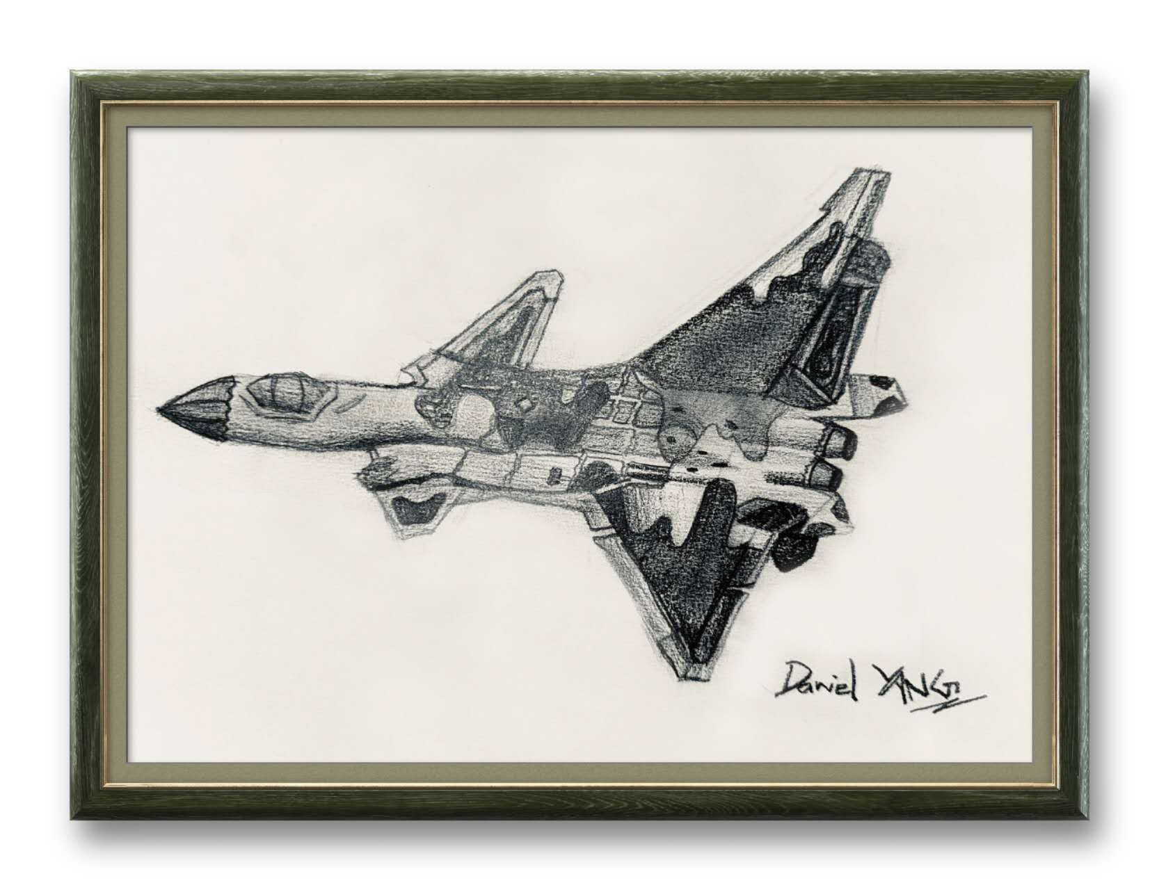 Daniel YANG, 12岁，线上素描课中级，课堂作品 (3)