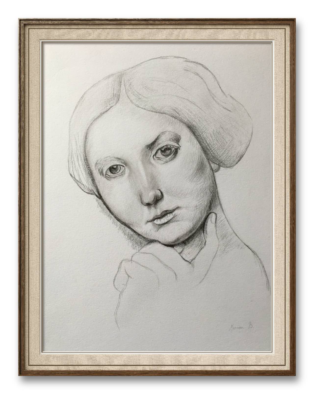 Marion Bevilacqua, 成人，线上素描中级课，课堂作品
