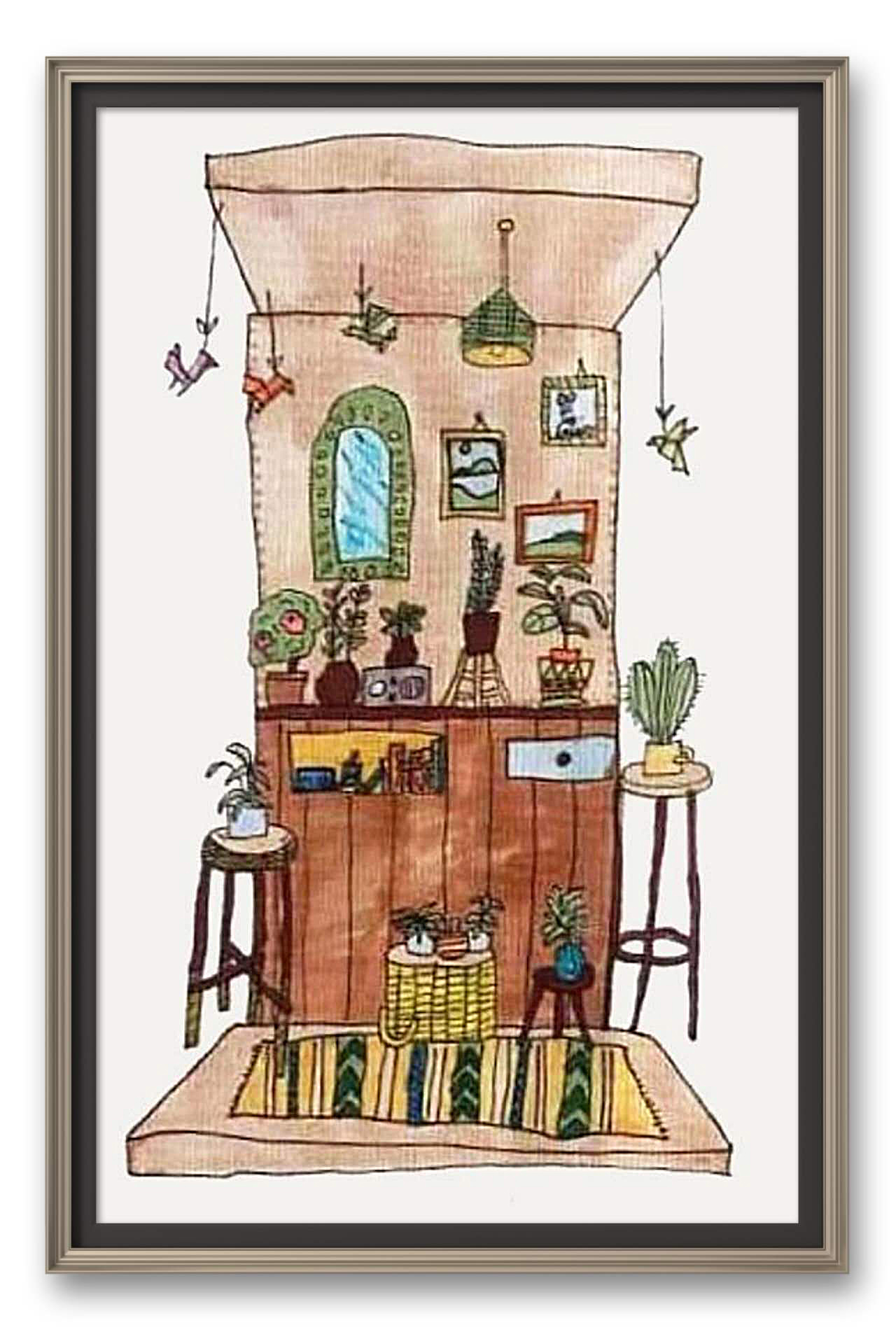 Alicia CHEN, 10岁，线上绘画启蒙课，课下作品 Alicia CHEN, 10 Ans, Cours En Ligne De Dessin, Oeuvre Réalisée Après Le Cours 1